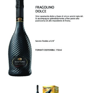 SPUMANTE SANTERO TWIST FRAGOLINO